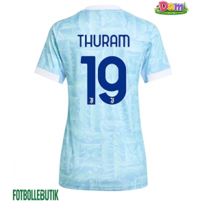 Juventus Khephren Thuram #19 Bortatröja Kvinnor 2025-26 Kortärmad